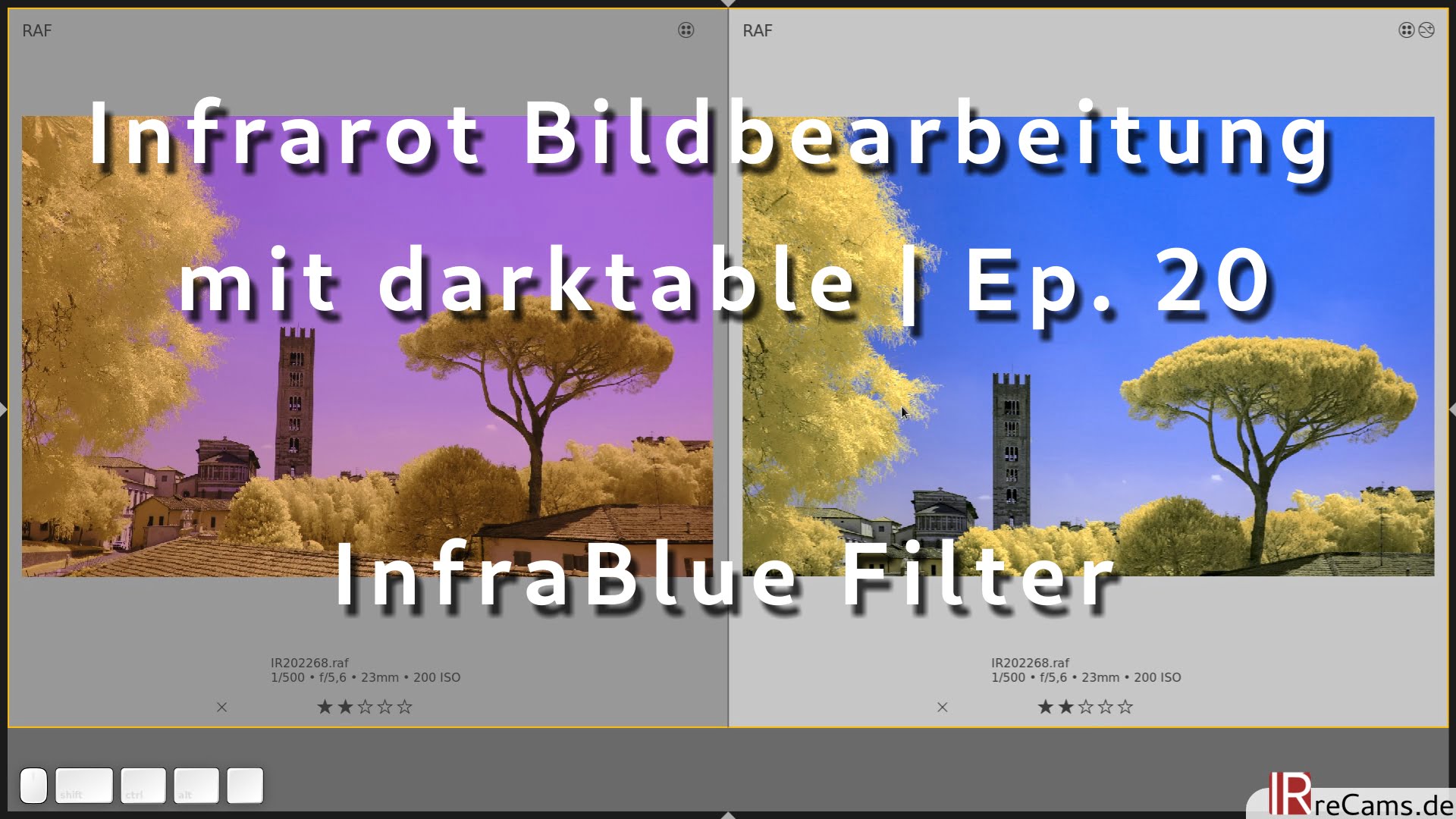 Infrarot Bildbearbeitung mit darktable | Ep. 20