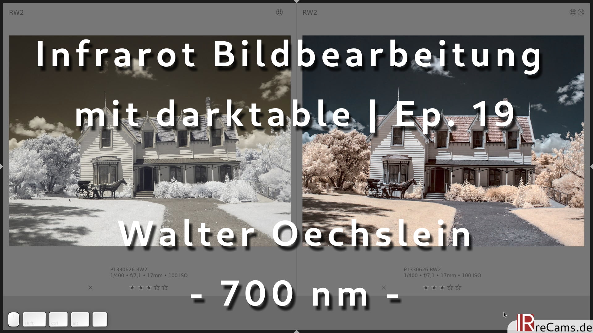 Infrarot Bildbearbeitung mit darktable | Ep. 19