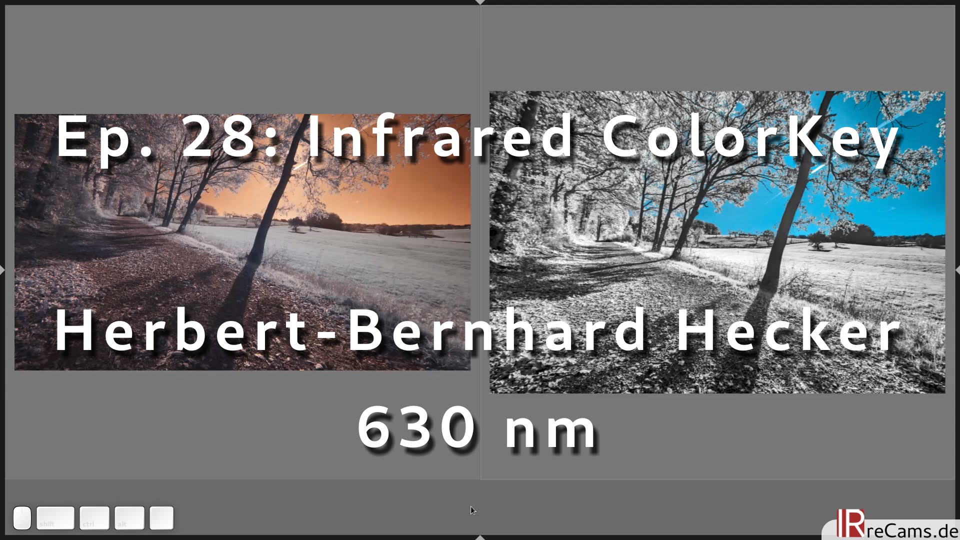 In Episode 28 we finally don't have an image taken with a 700 nm filter. I show with this 630 nm image how to do a ColorKey processing with a lot of control and many possibilities.