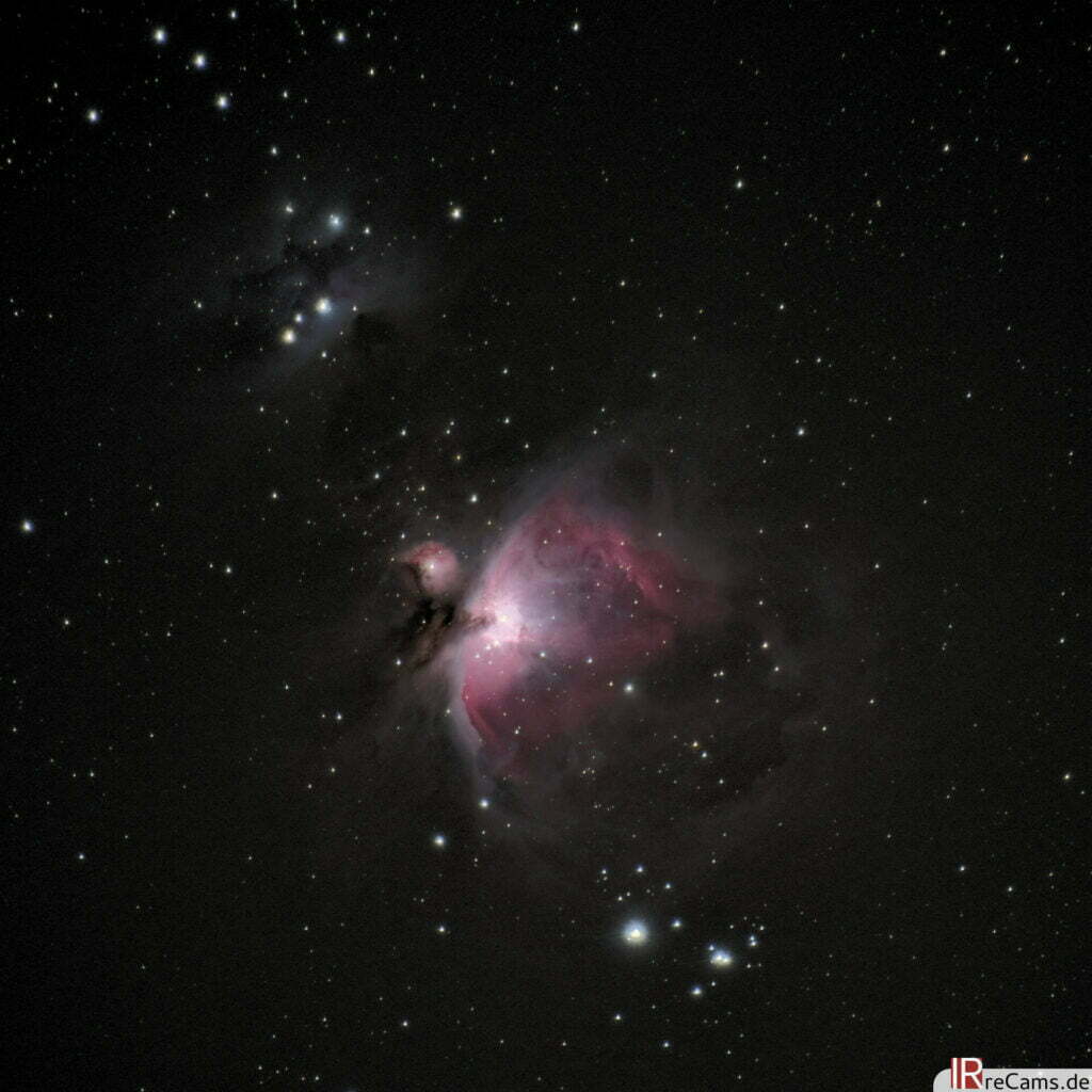 Orion Nebel mit unmodifizierter Kamera