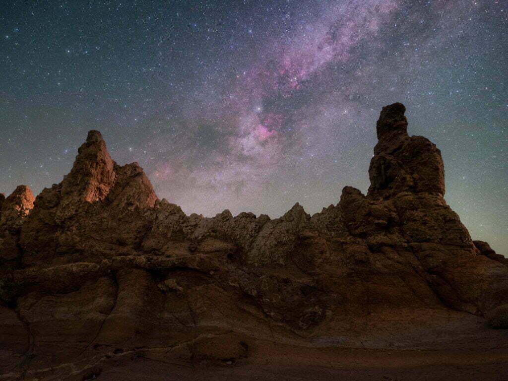 Milchstraße im Teide Nationalpark 1 - Astromodifizierte Sony A7s - ©David Behne