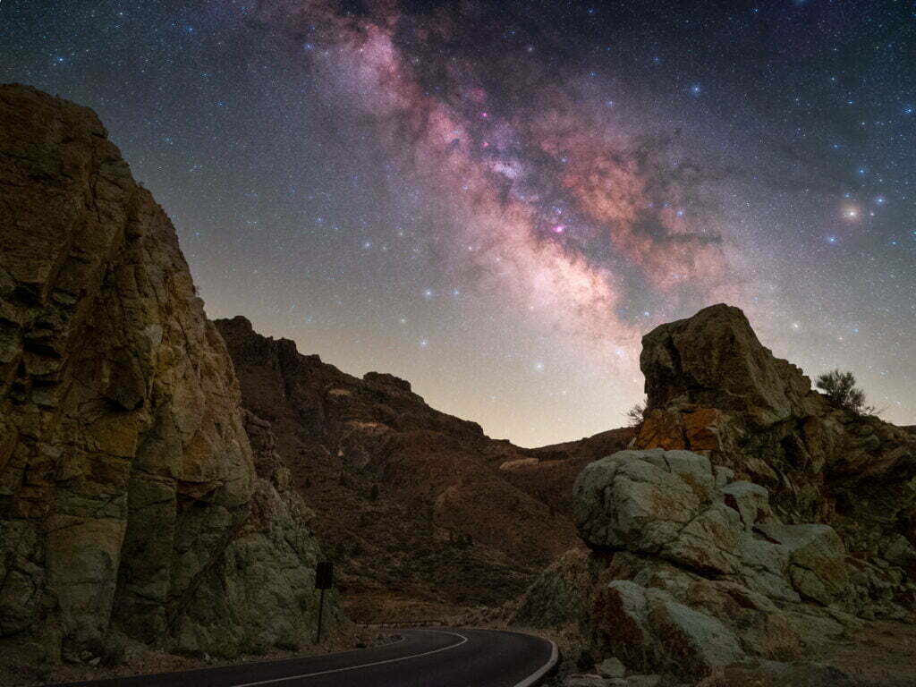 Milchstraße im Teide Nationalpark 3 - Astromodifizierte Sony A7s - ©David Behne