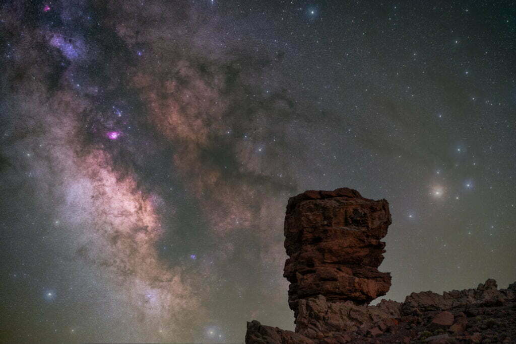 Milchstraße im Teide Nationalpark 5 - Astromodifizierte Sony A7s - ©David Behne