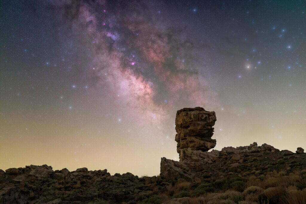Milchstraße im Teide Nationalpark 6 - Astromodifizierte Sony A7s - ©David Behne
