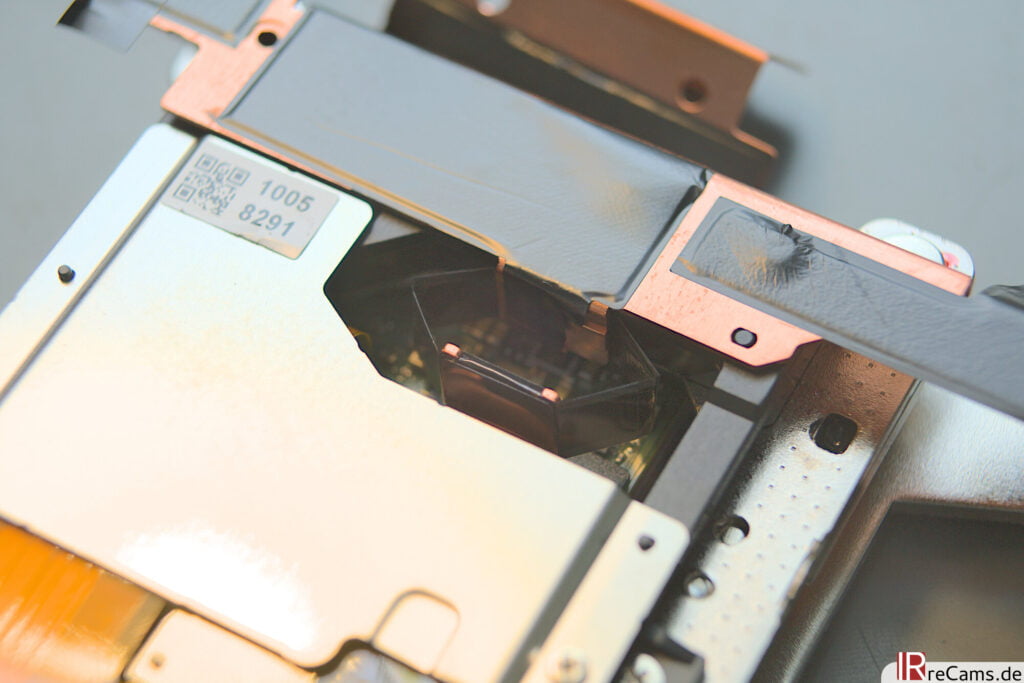 Fujifilm X-H2 – detail heat dissipation of sensor