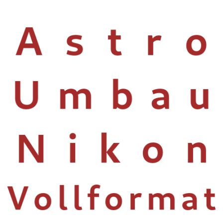 Conversion astro Nikon plein format