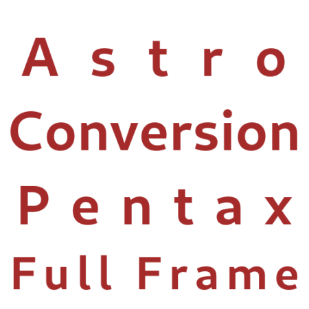 Astro Conversion Pentax Full Frame