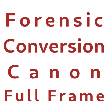Forensic conversion service Canon full format