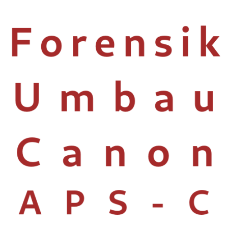Forensische conversieservice Canon APS-C