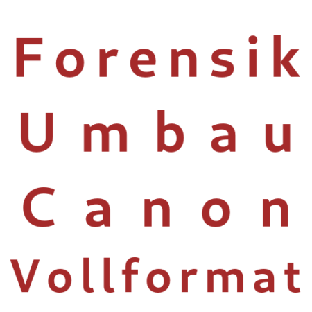 Forensische conversieservice Canon volledig formaat