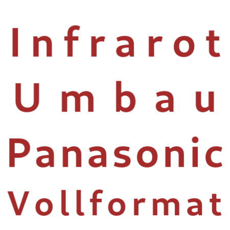 Infrarood conversie service Panasonic volledig formaat