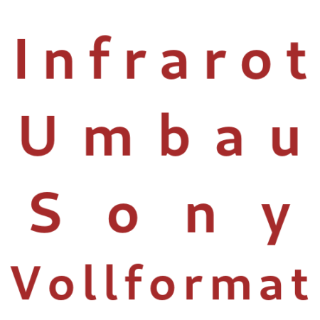 Infraroodconversieservice Sony volledig formaat