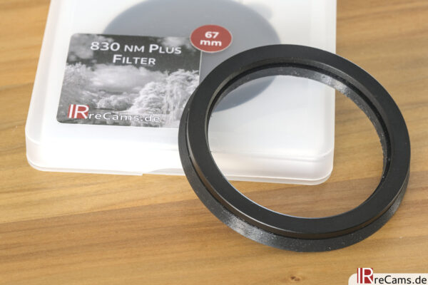 IR flash adapter RM1 with filter recommendation