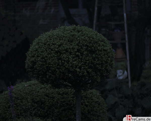 Shooting with IR flash normal camera
