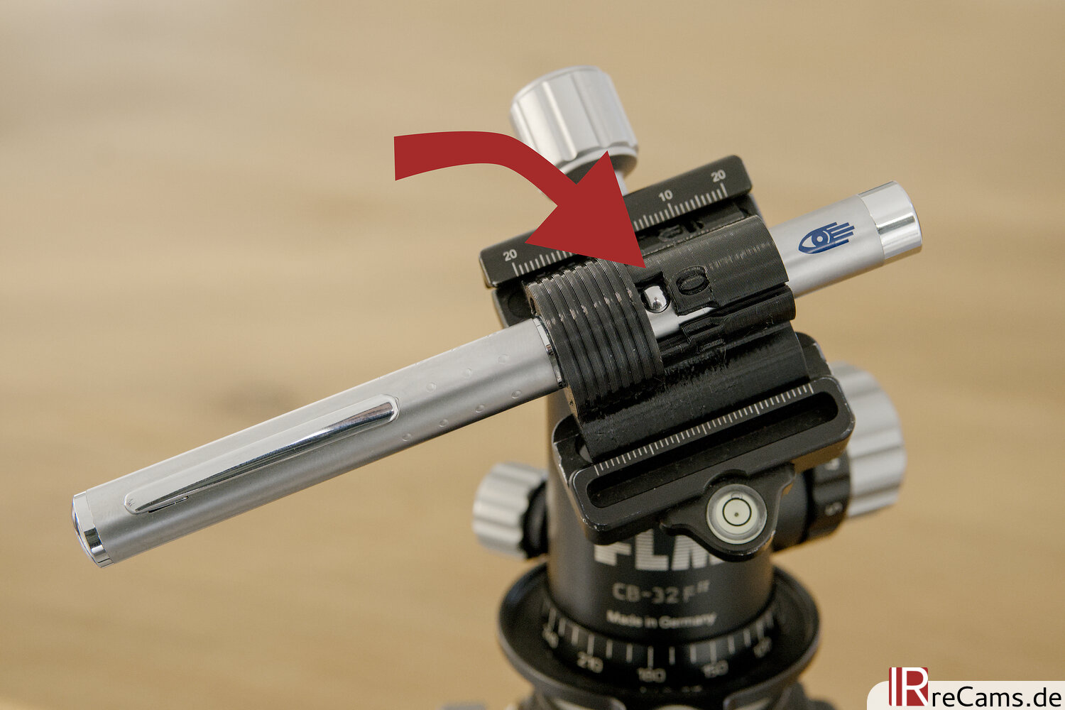 LaserAdapter Installation 2: Stop at the stop