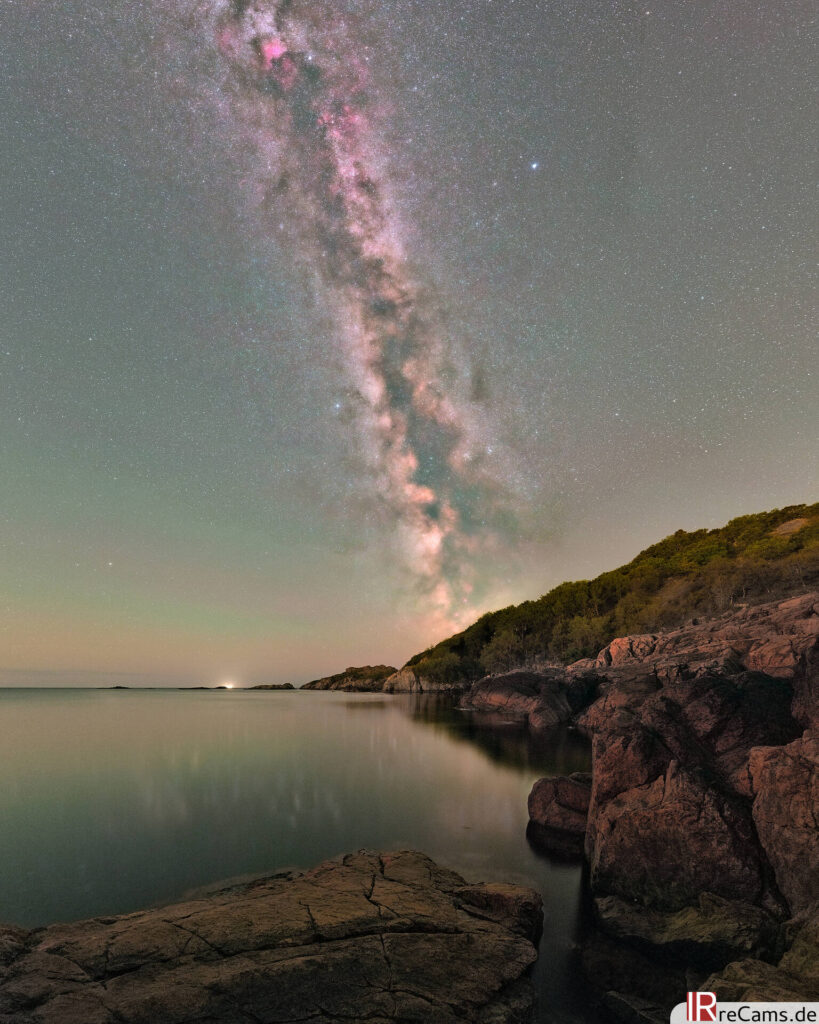 Milchstraße in Norwegen (Astrofilter)